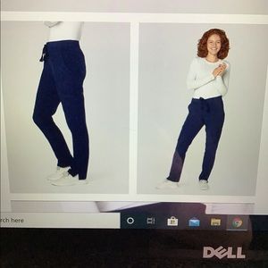 Skinny Cargo Scrub Pants (Navy)